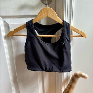 Gymshark Black Sports Bra, size medium